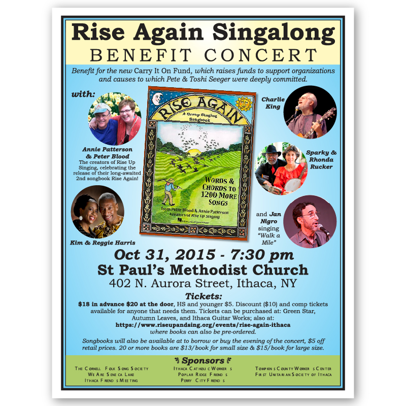Rise Again Singalong flyer